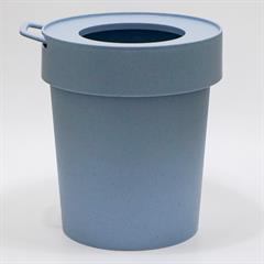 taptrash affaldssorteringsspand, blå