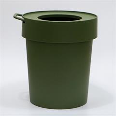 taptrash affaldssorteringsspand mørkegrøn