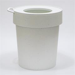 taptrash affaldssorteringsspand, hvid