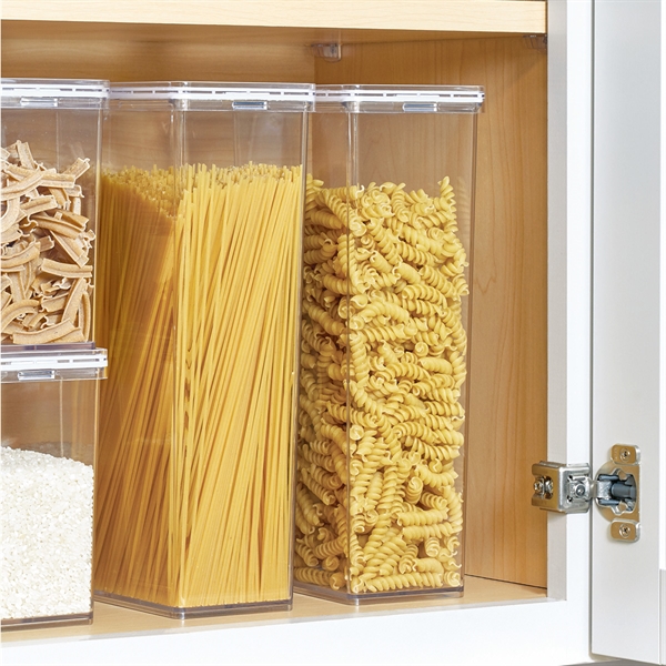 Beholder til tørvarer. Fx mel og pasta