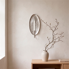 Lene Bjerre Inine Væglysestage - Sølv, 17x40 cm
