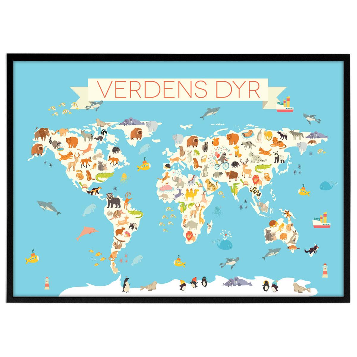 Plakat - Verdens dyr