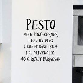 Wallsticker Pesto