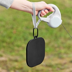 Yamazaki Transportabel skål til dyrefoder, Sort, SMALL