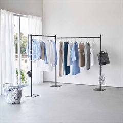 Yamazaki DOBBELT sammenklappeligt Tøjstativ / Tørrestativ - SORT