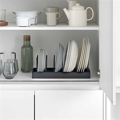 Yamazaki Holder til grydelåg/tallerkener, SORT