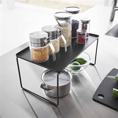 Yamazaki Stabelbar Hylde i metal - Medium, SORT