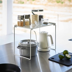 Yamazaki Stabelbar Hylde i metal - Large, HVID