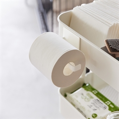 Yamazaki Magnetisk holder til toiletpapir - HVID