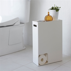 Smart beholder til toiletpapir i hvid