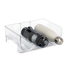 Zeller - Stabelbar Vinholder i Plast til 3 flasker