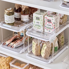 Zeller - Dobbeltdækker Hylde i plast