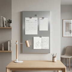 Zeller Magnetisk tavle i stål - 40 x 60 cm.