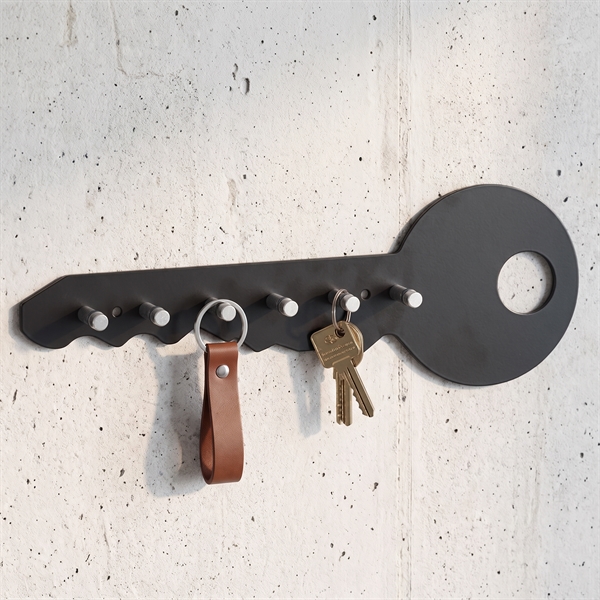 Zeller Nøgleholder i sort metal - Key